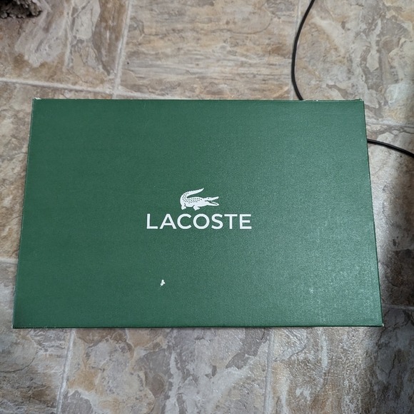 Men's Grey Lacoste Tennis Shoes - Picture 15 of 16